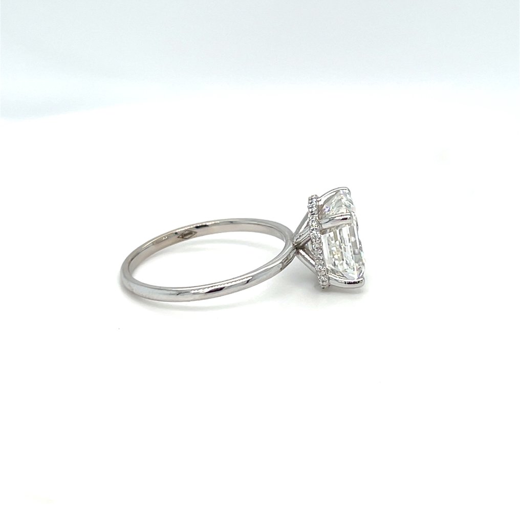Ring - 18 kt Weißgold - 4.20ct. tw. Diamant (Laborgezüchtet (Lab Grown)) - Diamant #1.0
