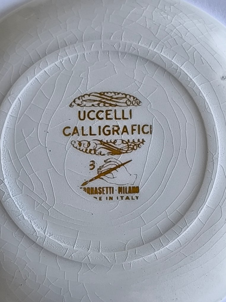 Piero Fornasetti - 盘子 (5) - 陶瓷 - 皮耶罗·福纳塞蒂·米兰 #4.3