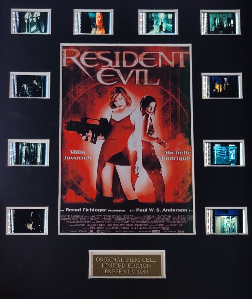 Resident Evil - Framed Film Cell Display with COA #1.0
