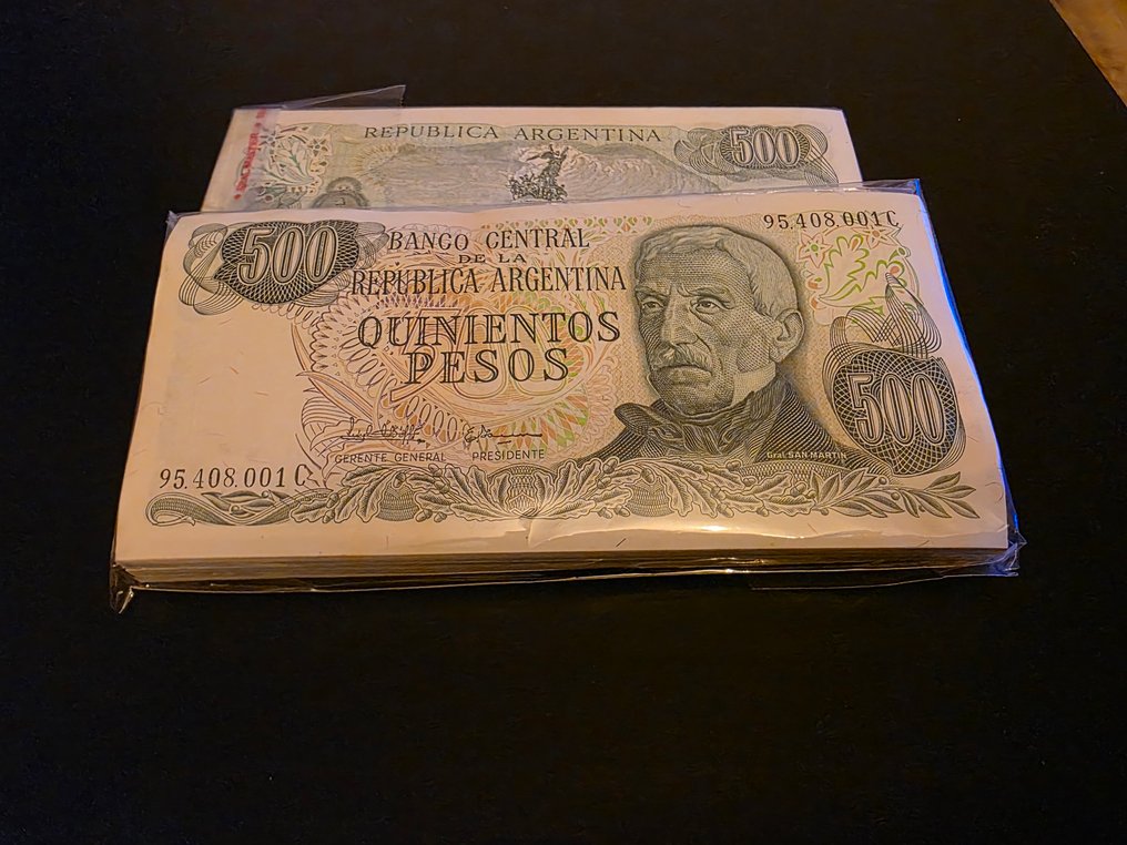 Argentinië. - 100 x 500 Pesos - 1977 ND (1982) - Pick 303 (Zonder minimumprijs) #3.2