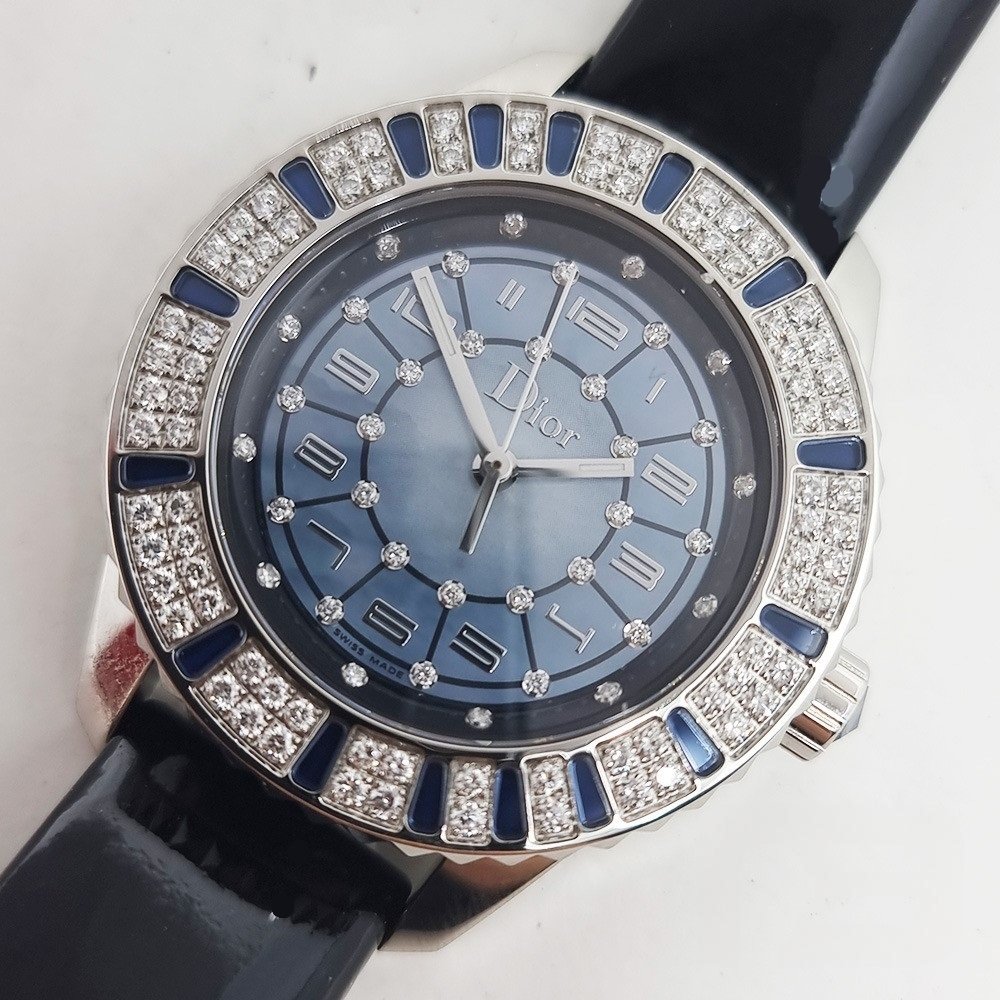 Christian Dior - Christal Blue Mother of Pearl Dial Diamond and Sapphire - CD113510A002 - Dame - 2020+  #1.0