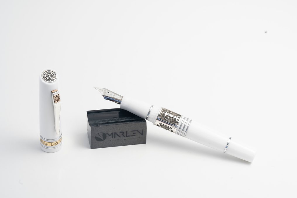 Marlen - Lex Bianca (dedicata alla professione legale) - Edizione speciale in resina italiana e argento - Στυλογράφος #1.0