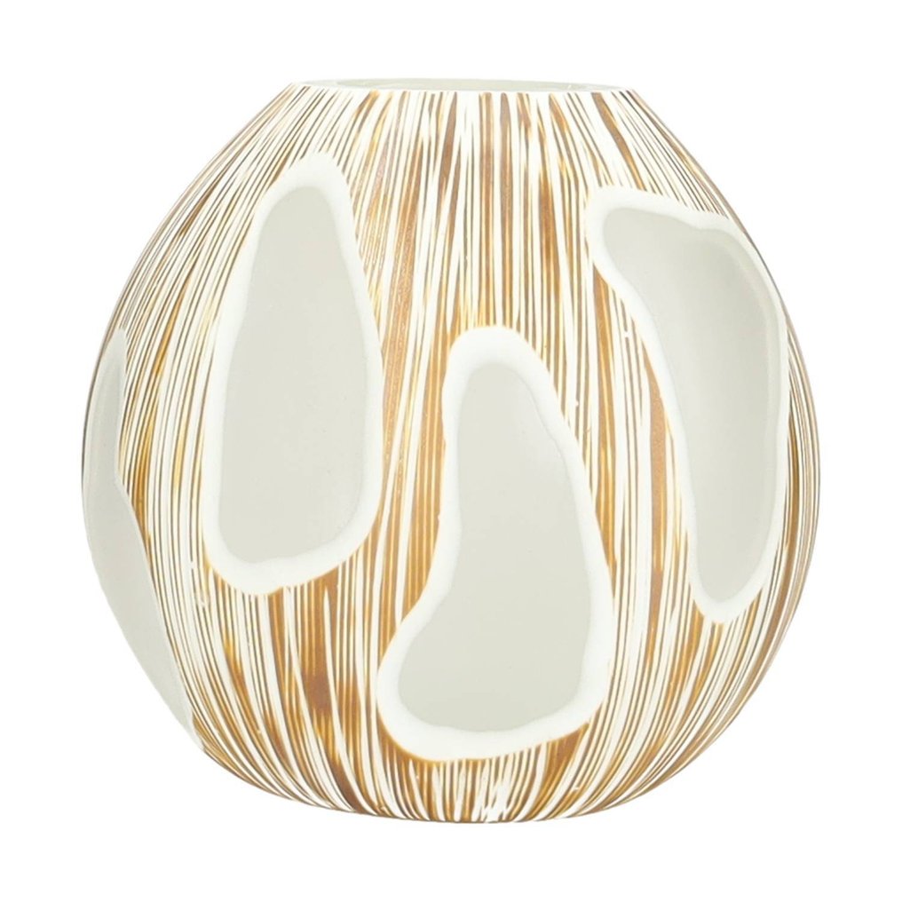 花瓶  - 玻璃 - 奢华切割花瓶 #1.0