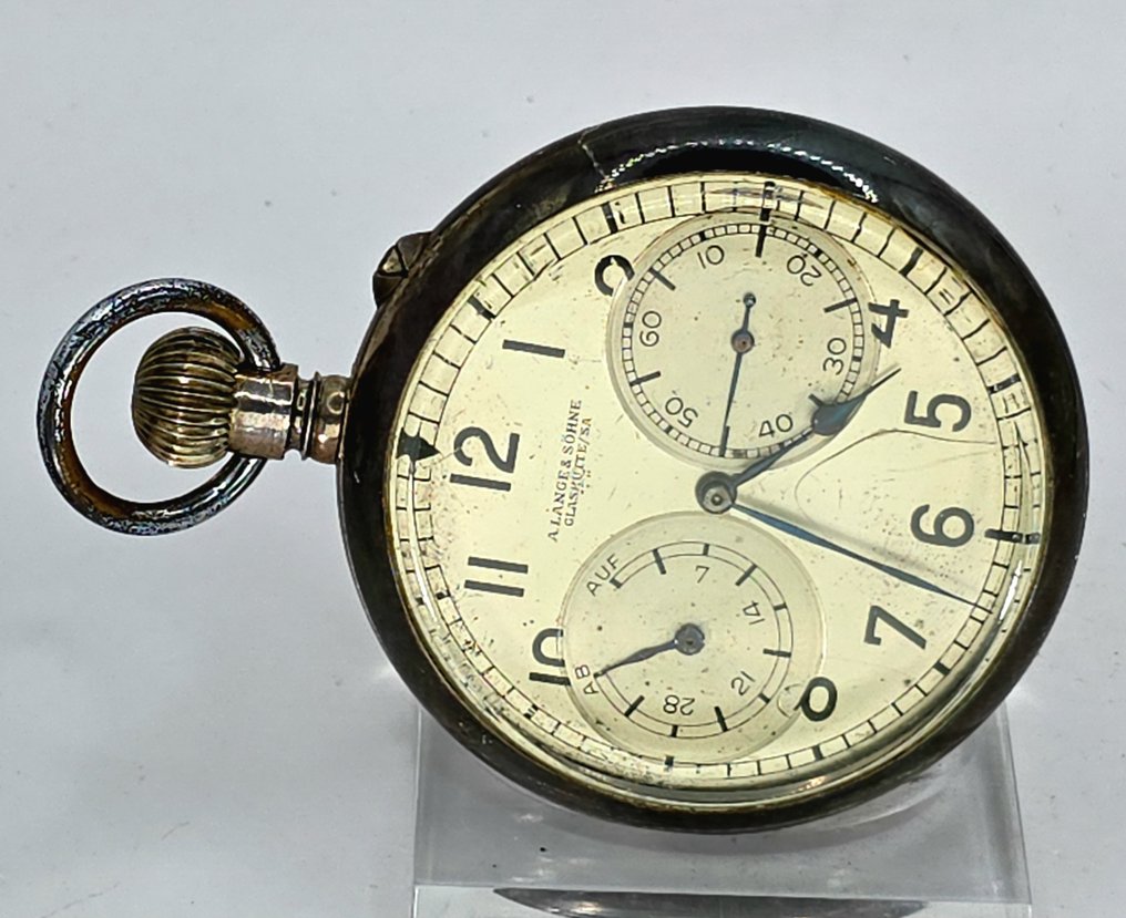 A. Lange & Söhne WK2 - Lepine - deutsche Beobachtungs-Taschenuhr  - Nr. 205925 - Deutschland um 1944 - 1900-1949 #1.0