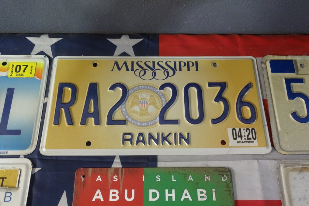 Nummerplade (10) - USA - Amerikaanse nummerplaten #2.1