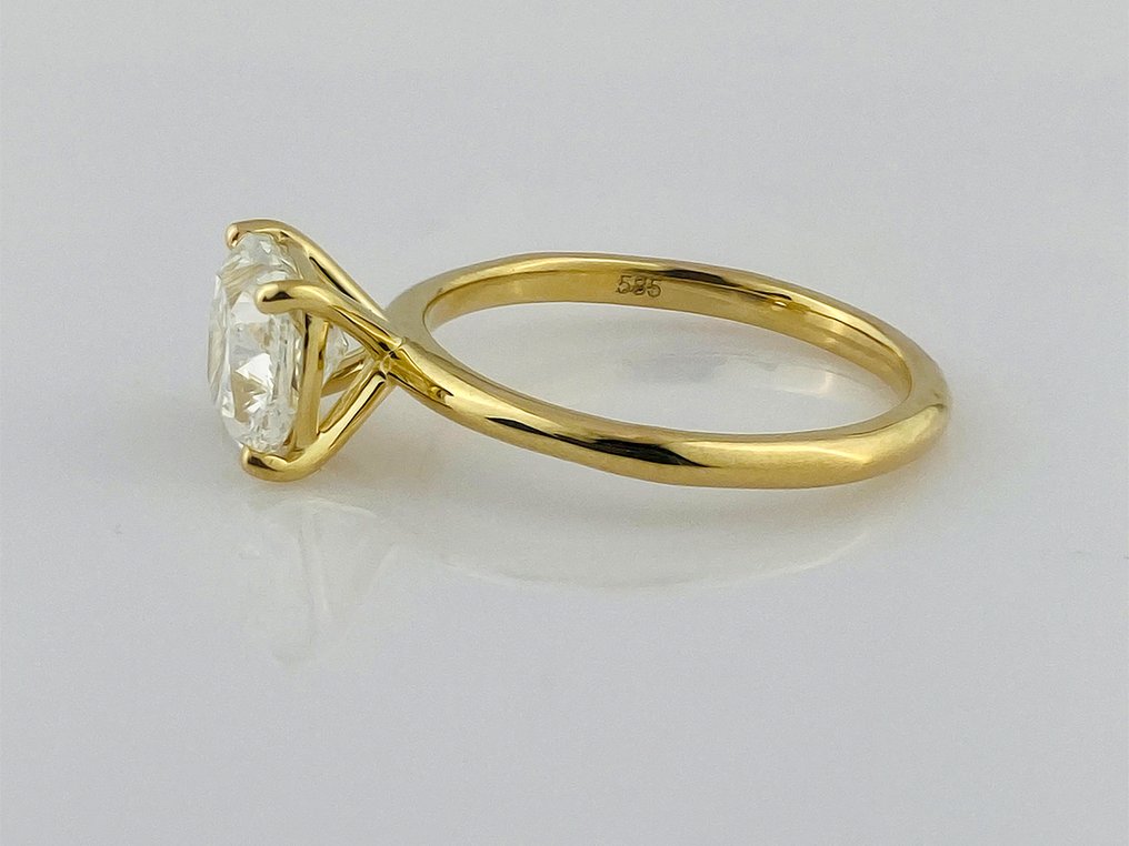 戒指 - 14 克拉 黃金 - 2.01ct. tw. 鉆石 (實驗室培育) #3.2