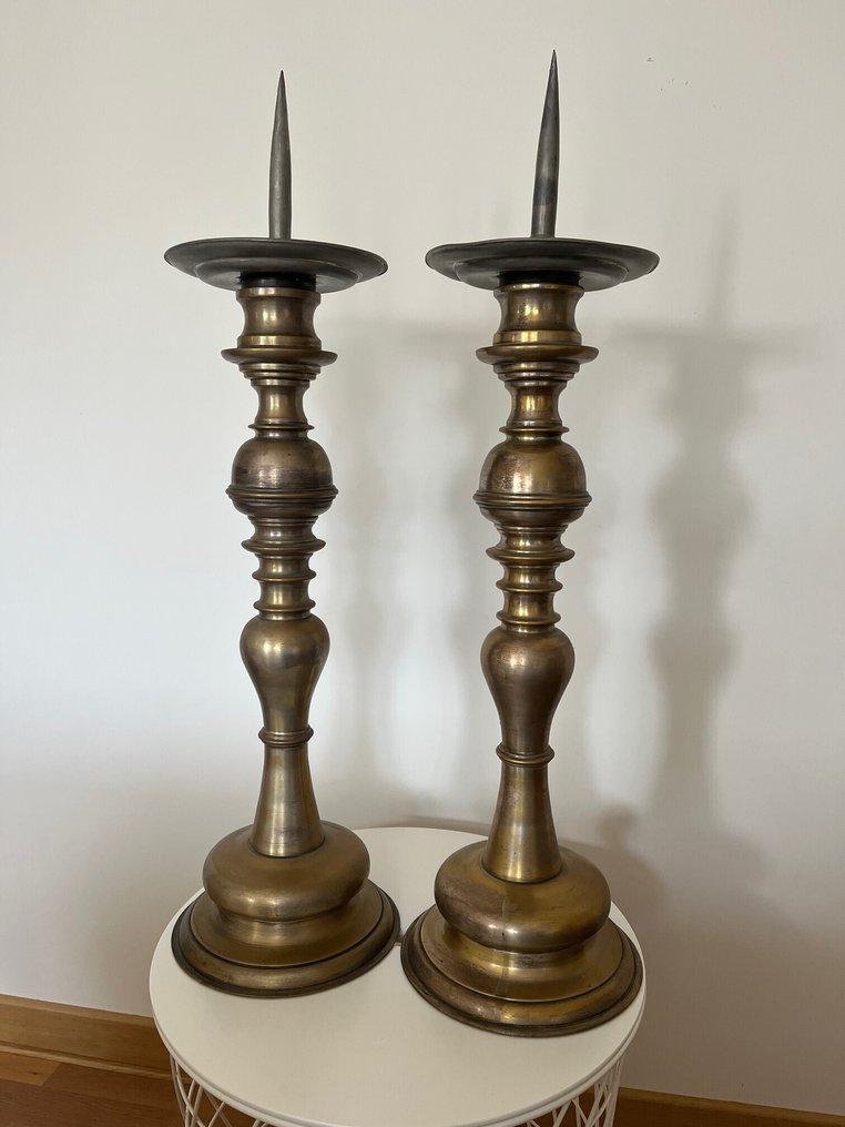 燭台 (2) - 青銅色 - 高74厘米 - 重11.4公斤 #3.2