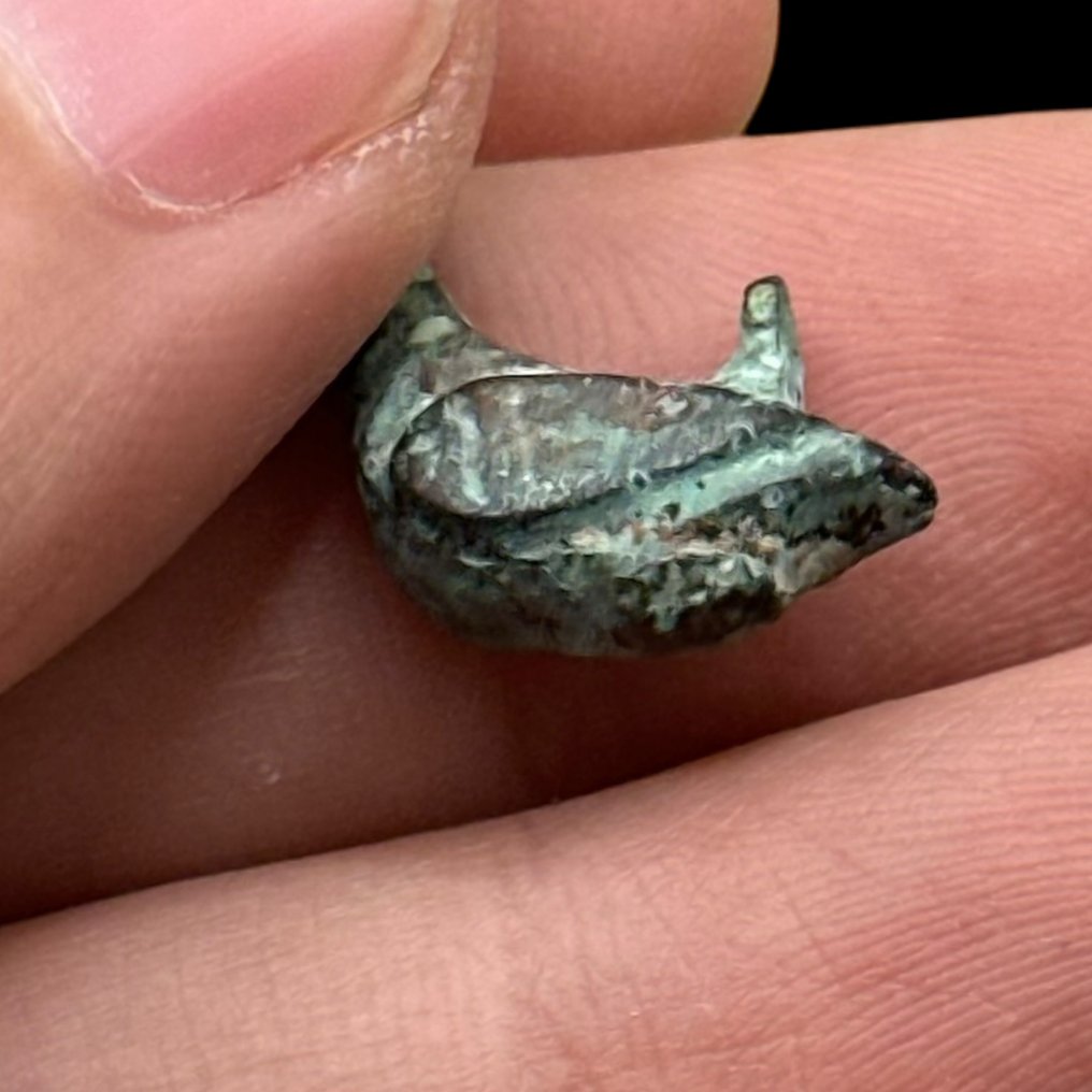 Ancient Roman Bronze Bird Figure - 2 cm  (No Reserve Price) #4.3