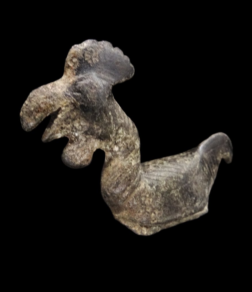 近东 法蒂迈王朝的小雕像——铜制公鸡——公元10至12世纪  (没有保留价) #2.1