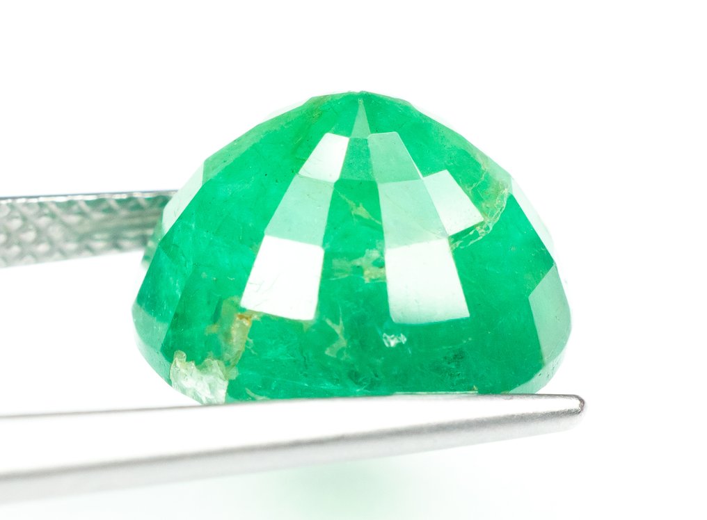 没有保留价 祖母绿  - 7.57 ct - 国际宝石研究院（IGI） - 深蓝绿色 #3.2