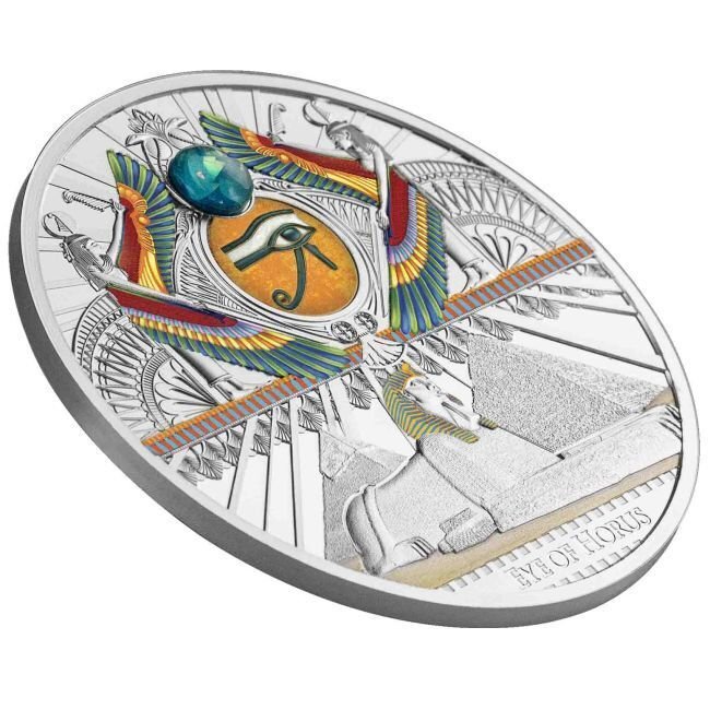 Niue. 1 Dollar 2022 1 oz The Eye of Horus High Relief Proof Coin #2.1