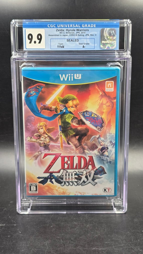Nintendo - Wii u - Zelda: Hyrule Warriors (JPN) CGC 9.9 Sealed A+ - 电子游戏 - 原装盒未拆封 #1.0