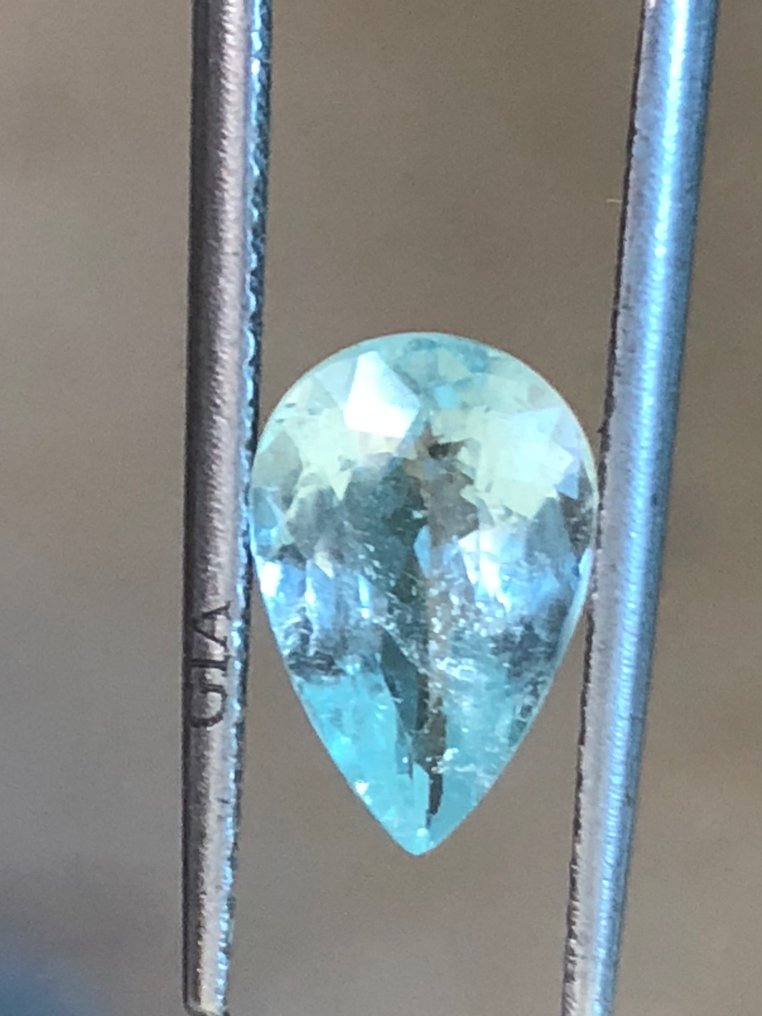 1 pcs 绿色, 蓝色 帕拉伊巴碧玺 - 1.65 ct - 美国宝石研究院(GIA) #4.3