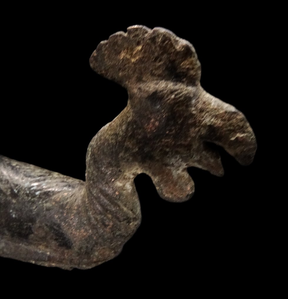 近东 法蒂迈王朝的小雕像——铜制公鸡——公元10至12世纪  (没有保留价) #4.3