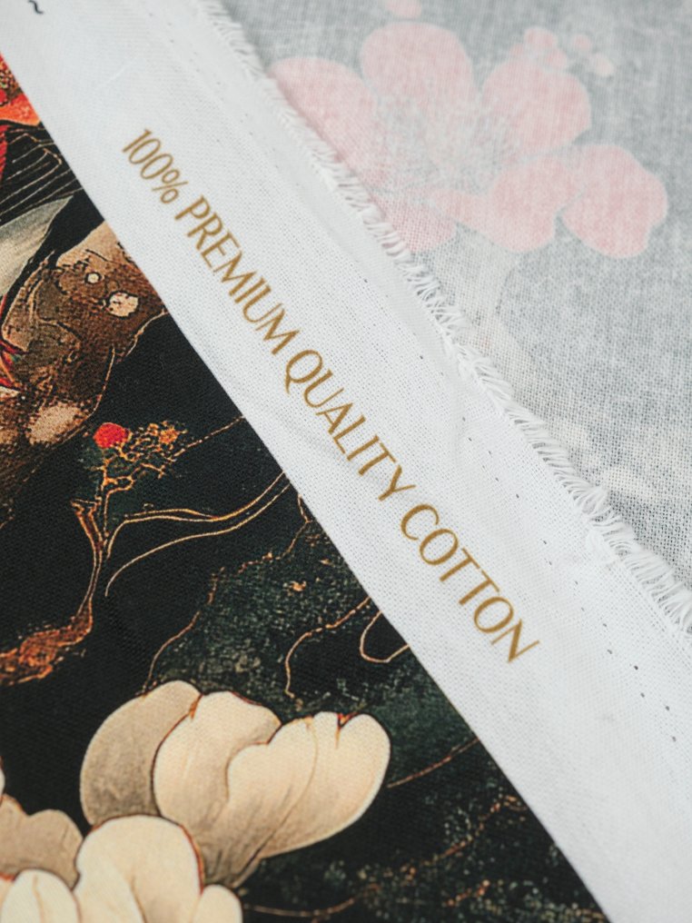 免费送货！TexStilArt - SAKURA BIRD - 独家100%优质棉面料 - 室內裝潢織物  - 3 m - 3 m #4.3