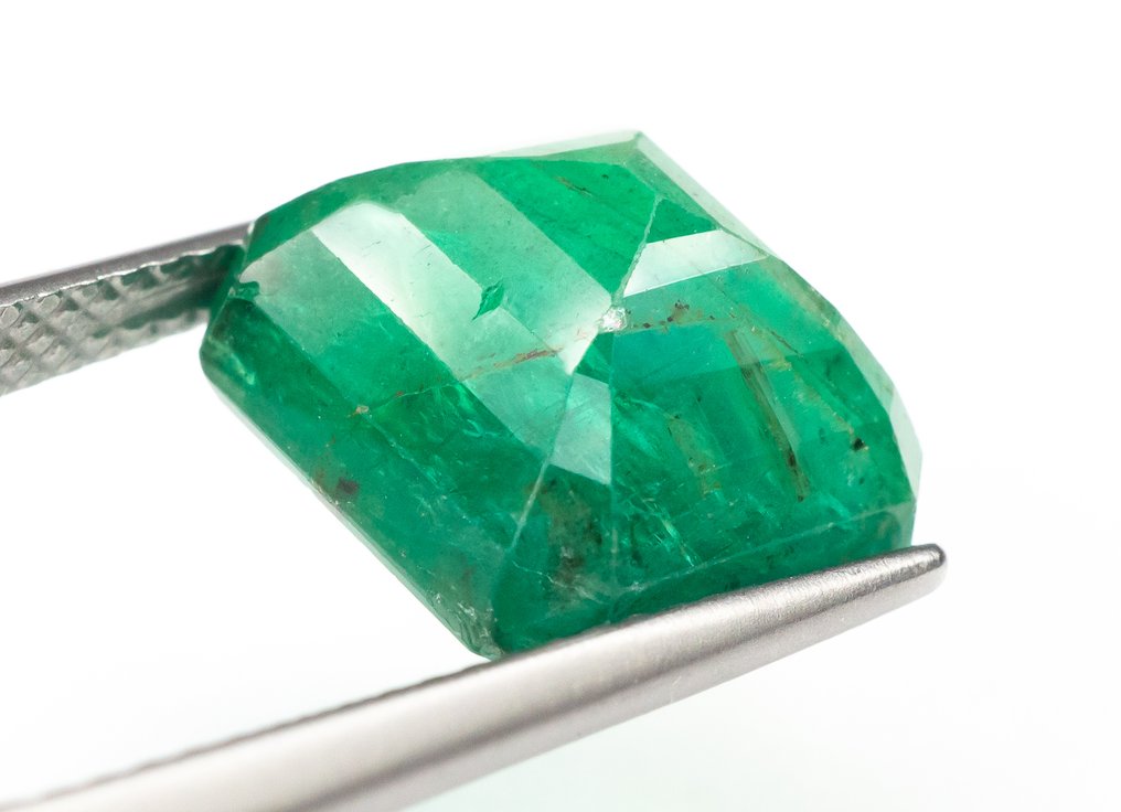 Nincs minimálár Smaragd  - 6.75 ct - Nemzetközi Gemmológiai Intézet (IGI) - Mély kékeszöld #3.2