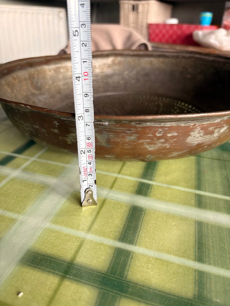 Platte - Kobber - Zeef det 19. århundrede 36cm #4.3