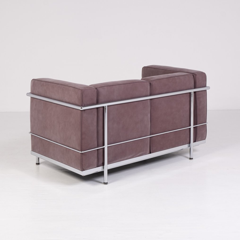 Alivar - Charlotte Perriand, Le Corbusier, Pierre Jeanneret - Sofa - LC2 - Suede #3.2