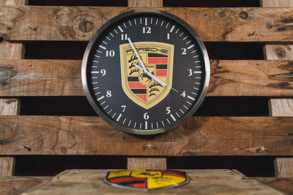 Relógio de parede - Porsche - Alumínio - Depois de 2020 - Relógio de parede de alumínio #1.0