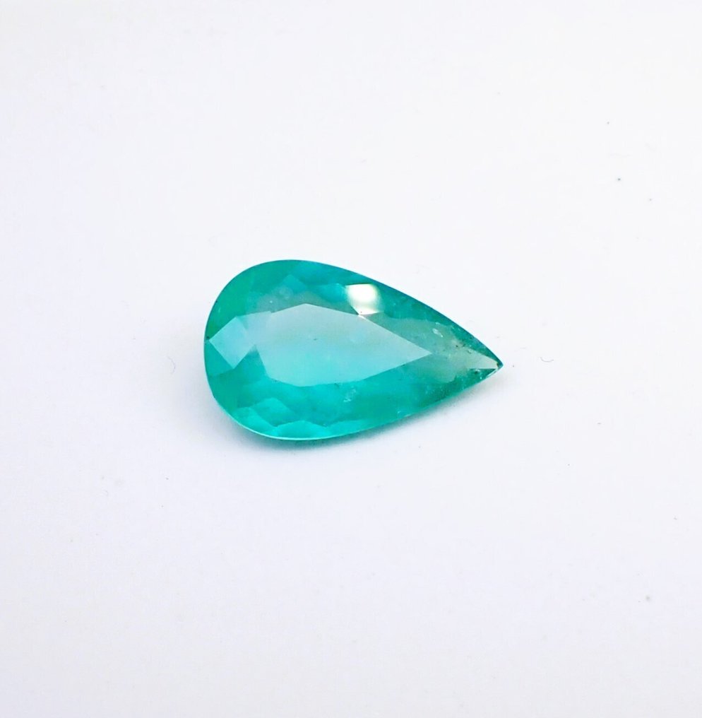 Smaragd - 3.89 ct - Antwerpeni Drágakővizsgálati Laboratórium (ALGT) - kékes-zöld #4.3