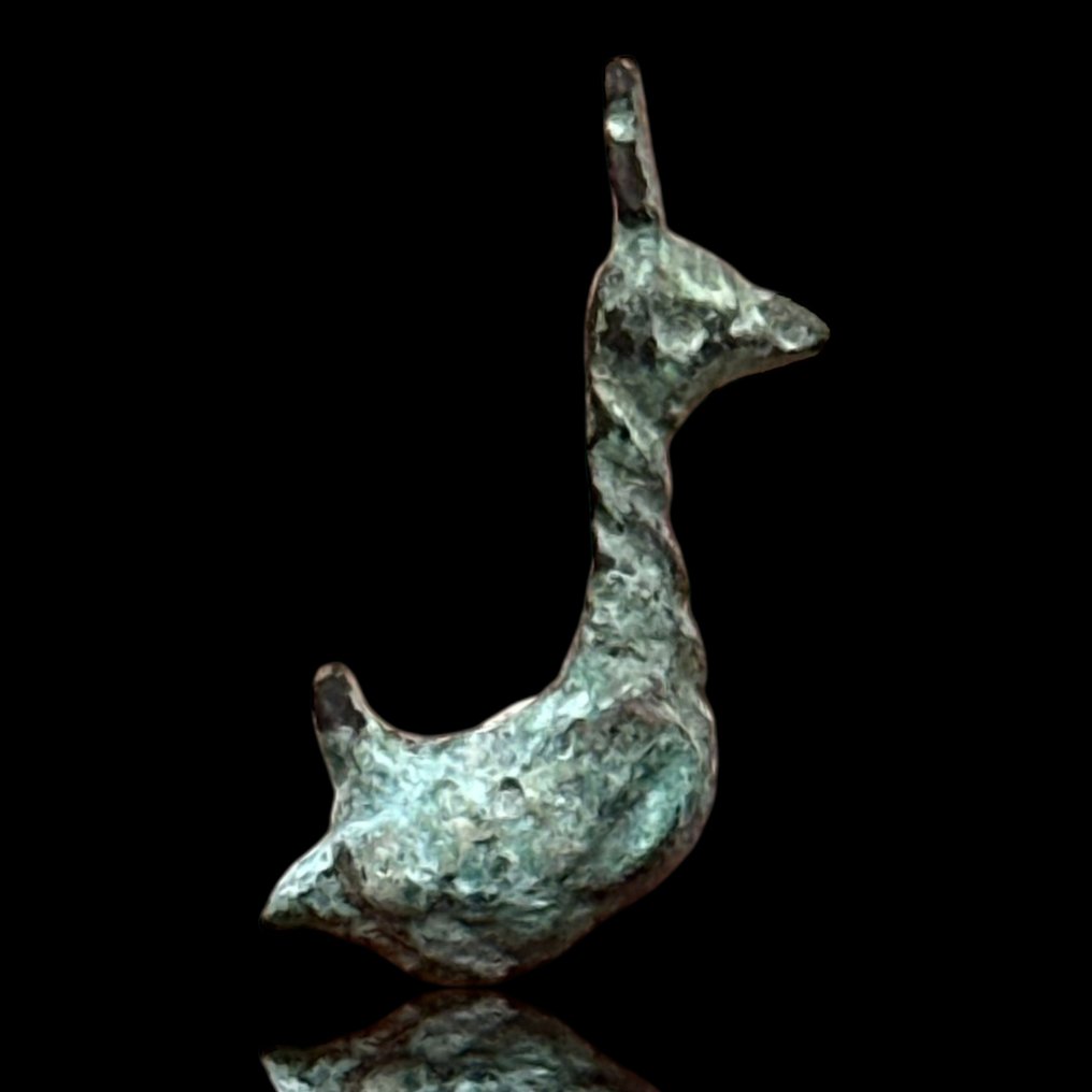 Ancient Roman Bronze Bird Figure - 2 cm  (No Reserve Price) #1.0