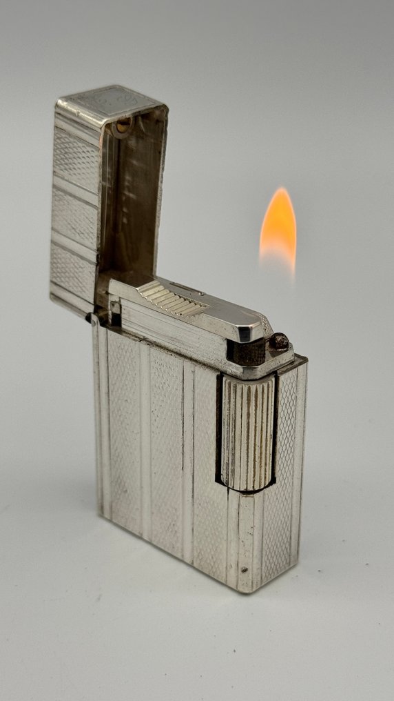 S.T. Dupont - L1 BR Small Silver Plated - Briquet - Métal argenté #1.0