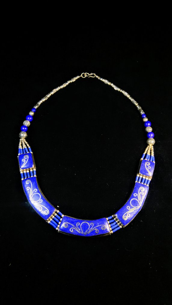 Collana vintage in lapislazzuli - Collana #1.0