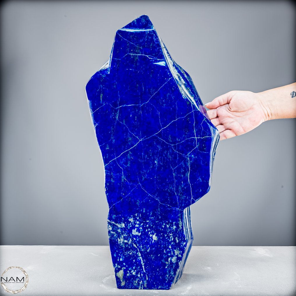 青金石自由形状22.2公斤——宏伟的尺寸与最高品质 雕塑- 22221.67 g #3.2