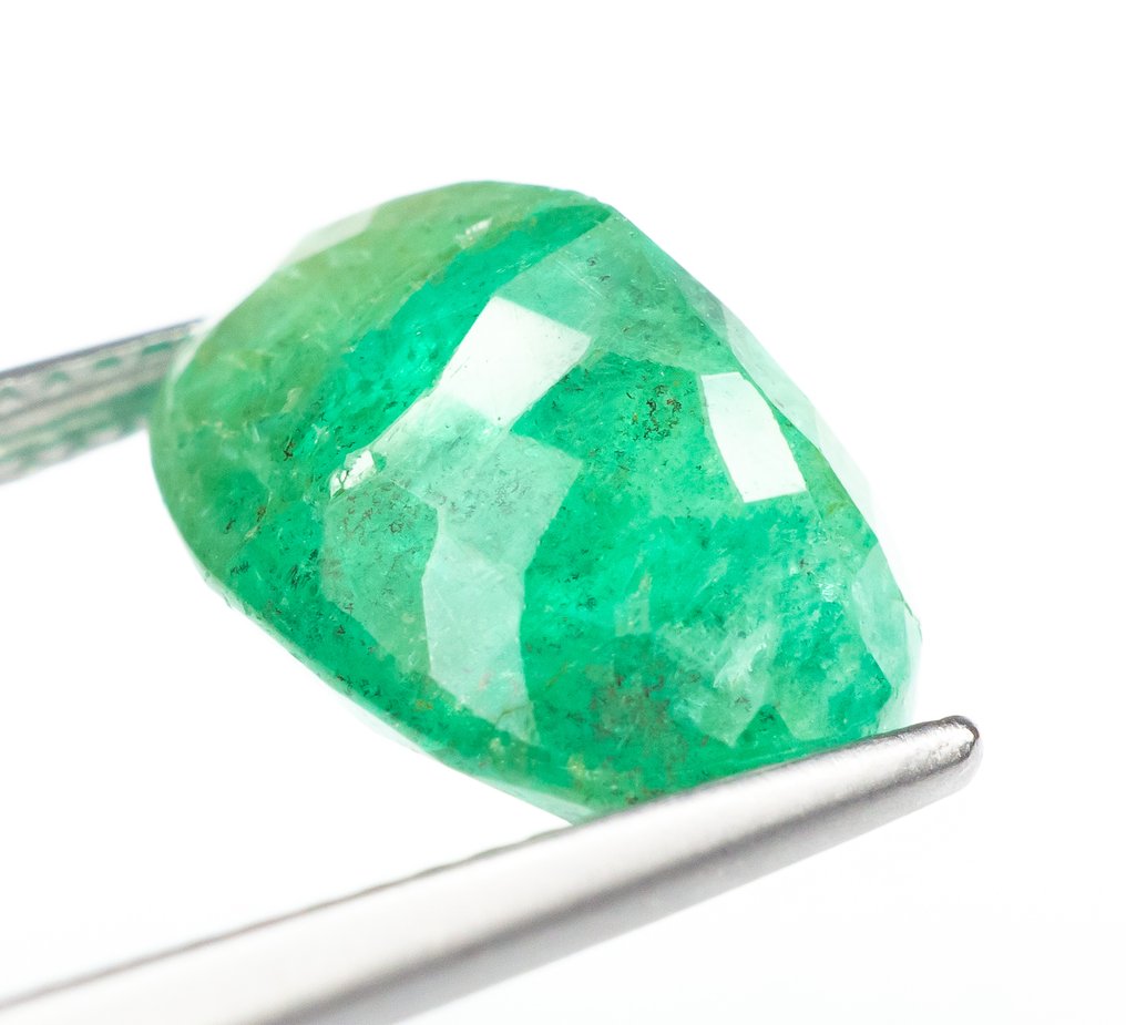 没有保留价 祖母绿  - 5.44 ct - 国际宝石研究院（IGI） - 深蓝绿色 #3.2