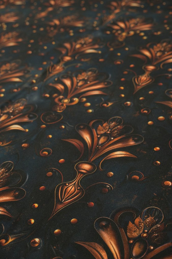 Fri frakt! TexStilArt - REGALIS - Exklusivt 100% bomullstyg av premiumkvalitet - Möbeltyg - 3 m - 3 m #1.0