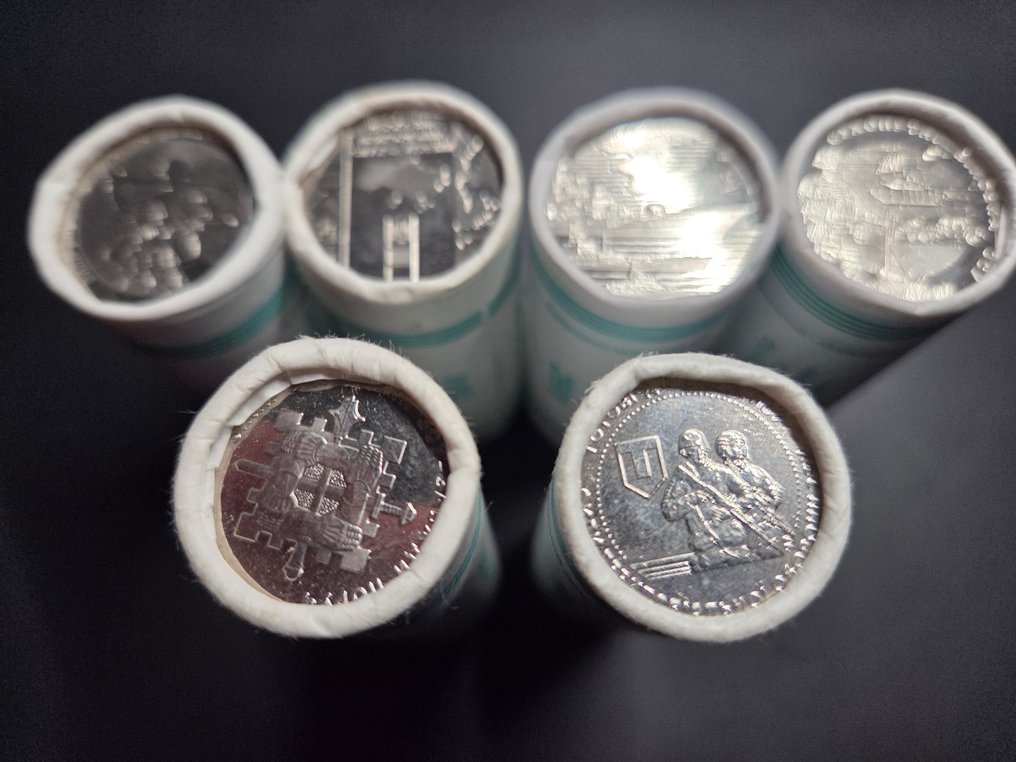 Ucrania. 10 Hryven 2021/2022/2023  Lot 6 rolls of commemorative coins from the series "Armed Forces of Ukraine" #1.0