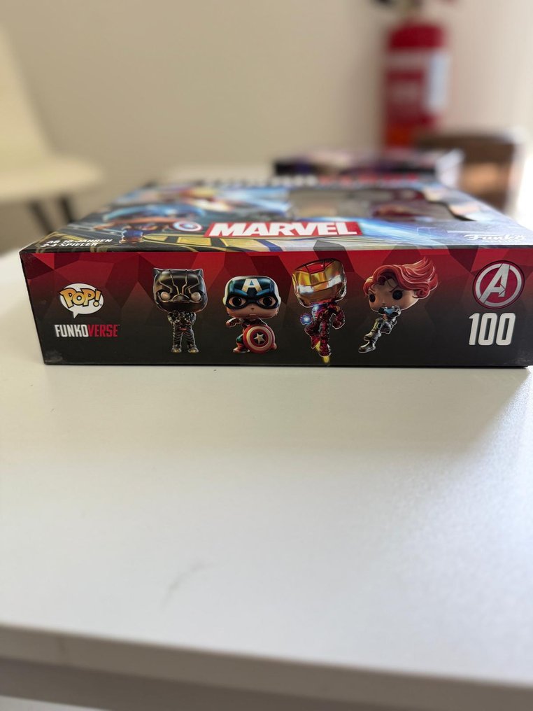 主题收藏系列 - 漫威 FunkoPop - 特别版 Funko Verse #100 -#101 美国队长-钢铁侠-黑色 - Funko #4.3