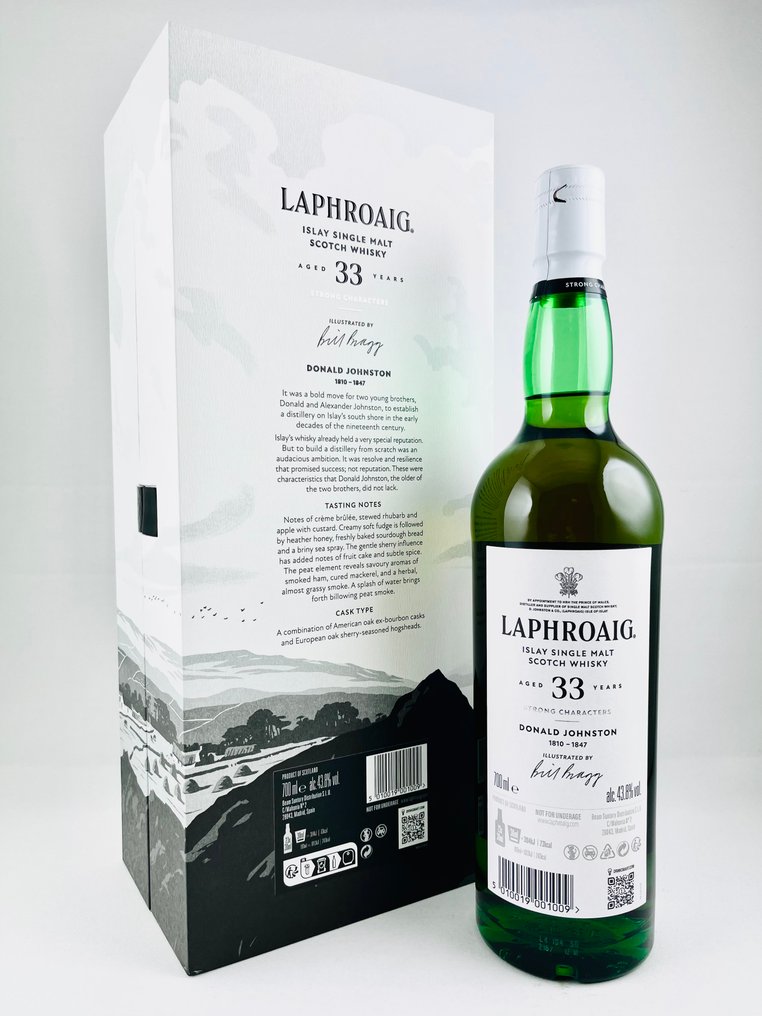 Laphroaig 33 years old Strong Characters Chapter One - Donald Johnston - Original Bottling  - b. 2024  - 70厘升 #1.0
