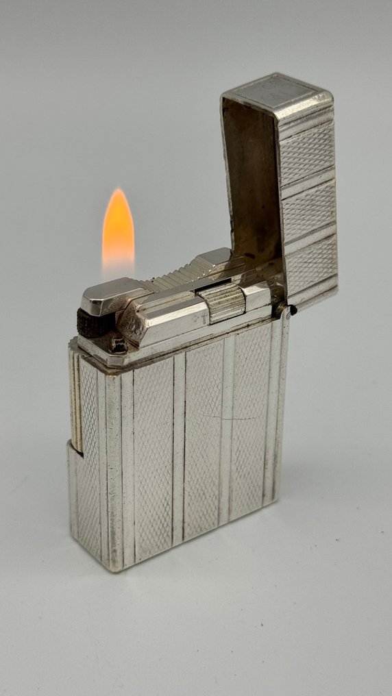 S.T. Dupont - L1 BR Small Silver Plated - Briquet - Métal argenté #1.0