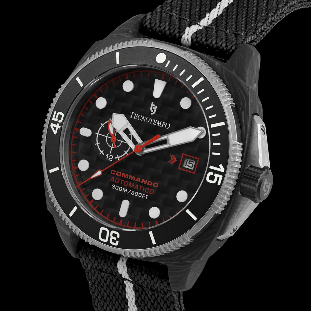Tecnotempo - "Commando" - Forged Carbon & Titanium - Automatic - 沒有保留價 - TT.300CT.RB - 男士 - 2020+  #2.1