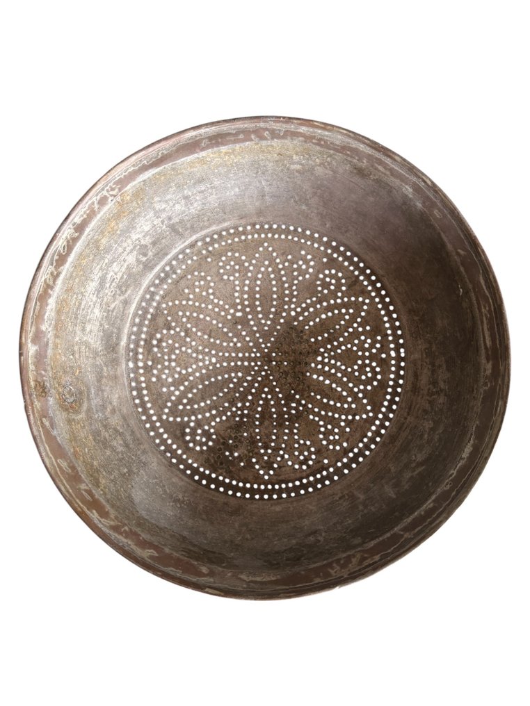 Platte - Kobber - Zeef det 19. århundrede 36cm #1.0