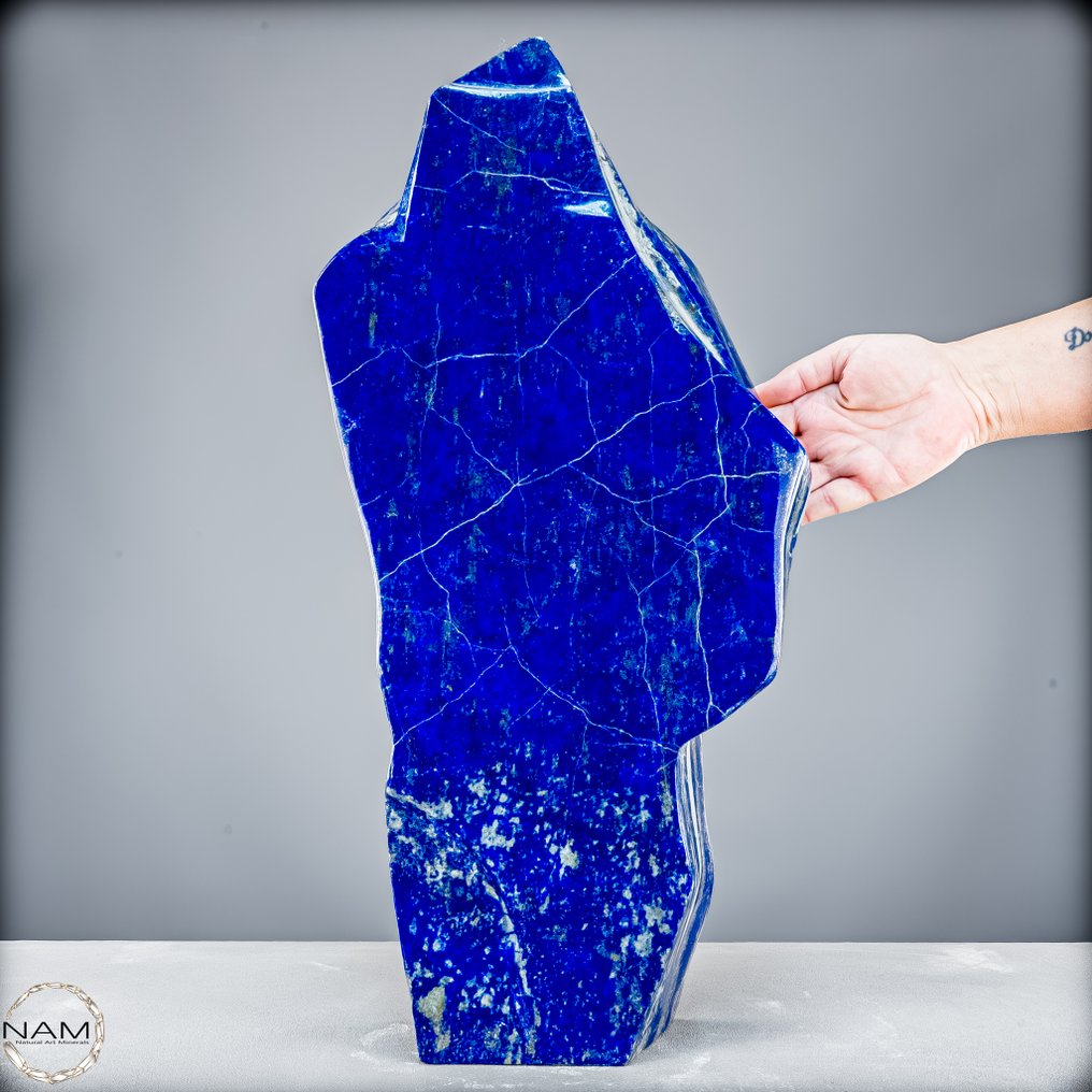 青金石自由形状22.2公斤——宏伟的尺寸与最高品质 雕塑- 22221.67 g #1.0