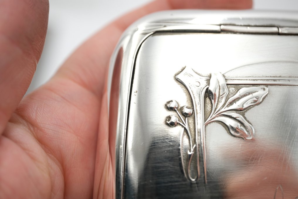Zigarettenetui - .833 Silber - Jugendstil #2.1