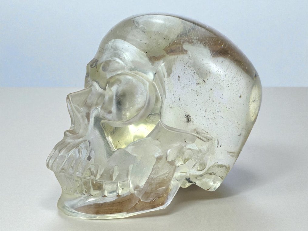 Citrine Quartz “High Quality” Carved skull - Quartz - 9.5 cm - 8.5 cm - 12 cm - (1) #2.1