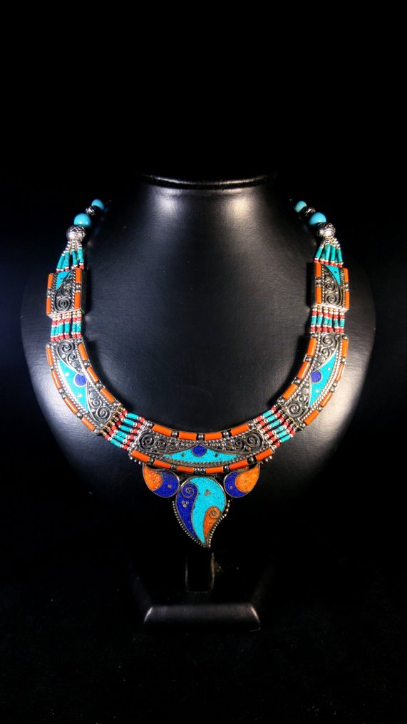 Vintage Κολιέ - Ύψος: 45 cm - Πλάτος: 3 cm- 136 g #3.2