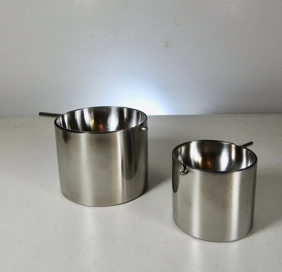 Stelton - Arne Jacobsen - 煙灰缸 - Cylinda line - rvs #1.0