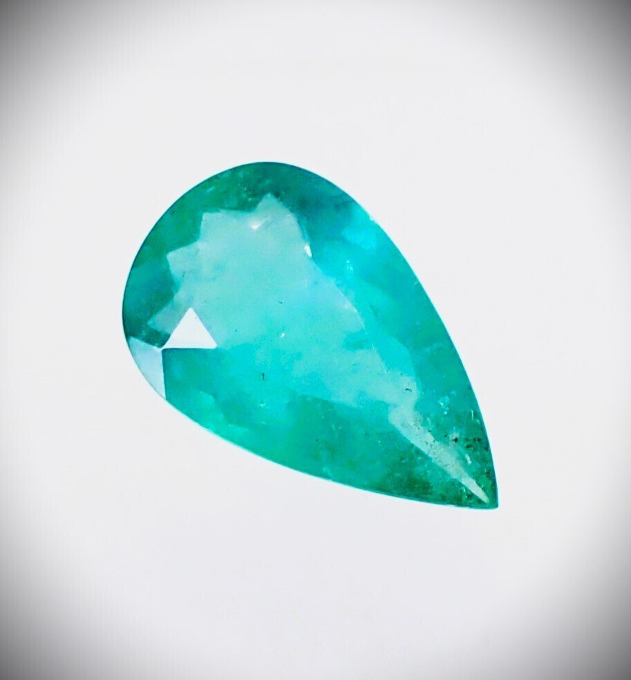 Smaragd - 3.89 ct - Antwerpeni Drágakővizsgálati Laboratórium (ALGT) - kékes-zöld #2.1