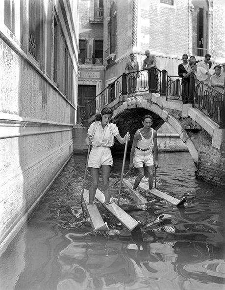 Cameraphoto Epoche/Vittorio Pavan - Ski sull'acqua di Campelli Giulio- Venezia 1946 #1.0
