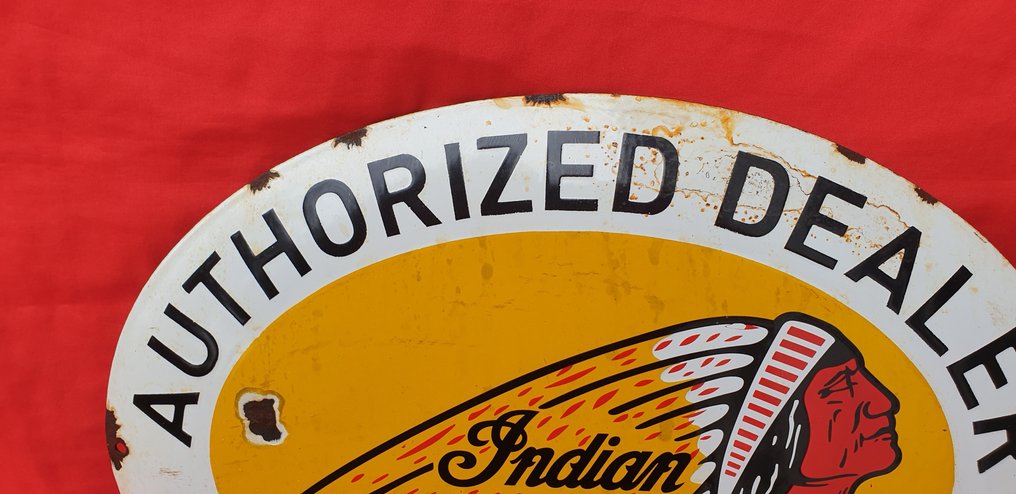 Εξουσιοδοτημένος αντιπρόσωπος Ινδίας - Εμαγιέ πινακίδα - Σμάλτο, Χάλυβας, Ινδικός Εξουσιοδοτημένος Αντιπρόσωπος #4.3