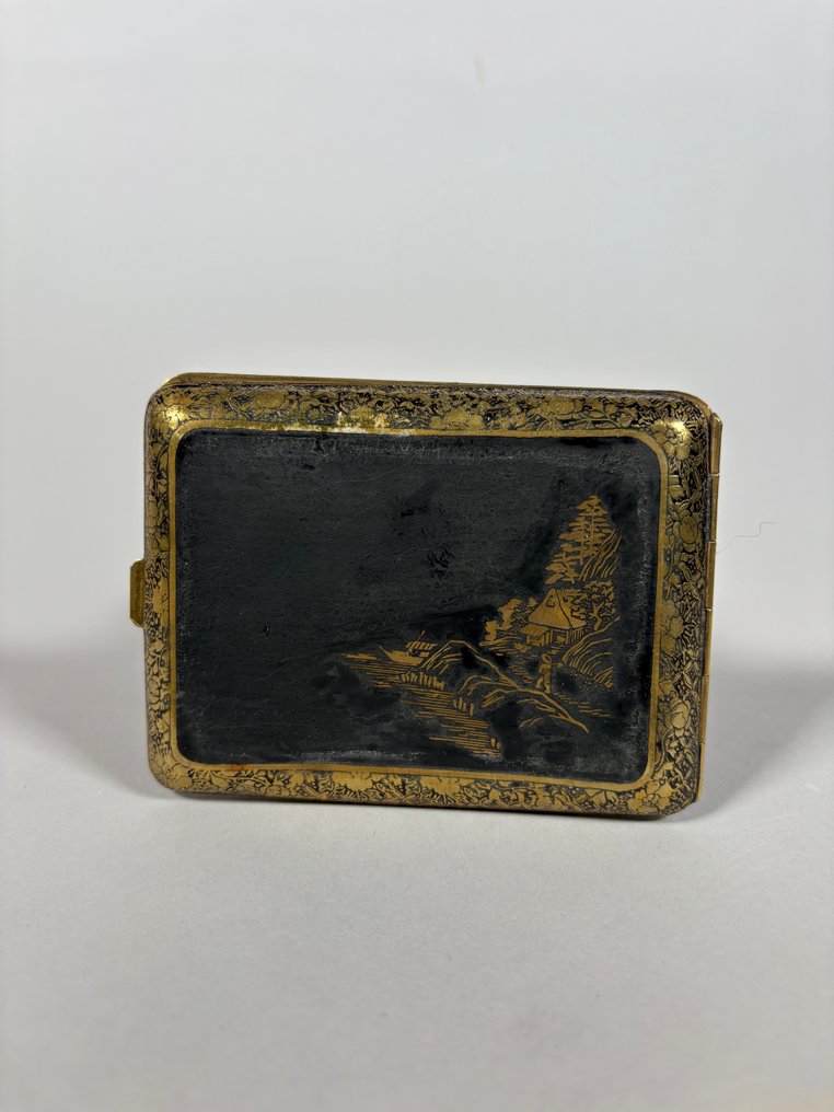 Scatola - metallo damascato #1.0