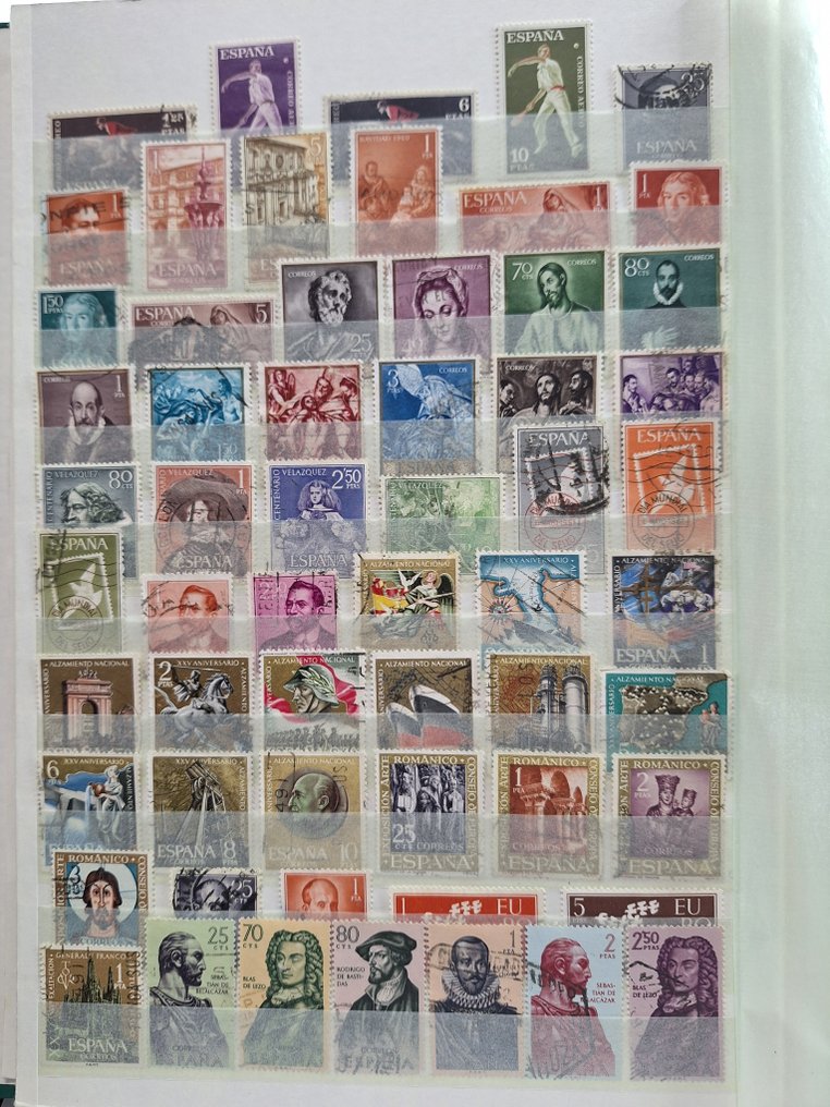 西班牙 1960/2008 - 非常丰富、整洁盖章的收藏，包括邮票簿和特别版。 #2.1