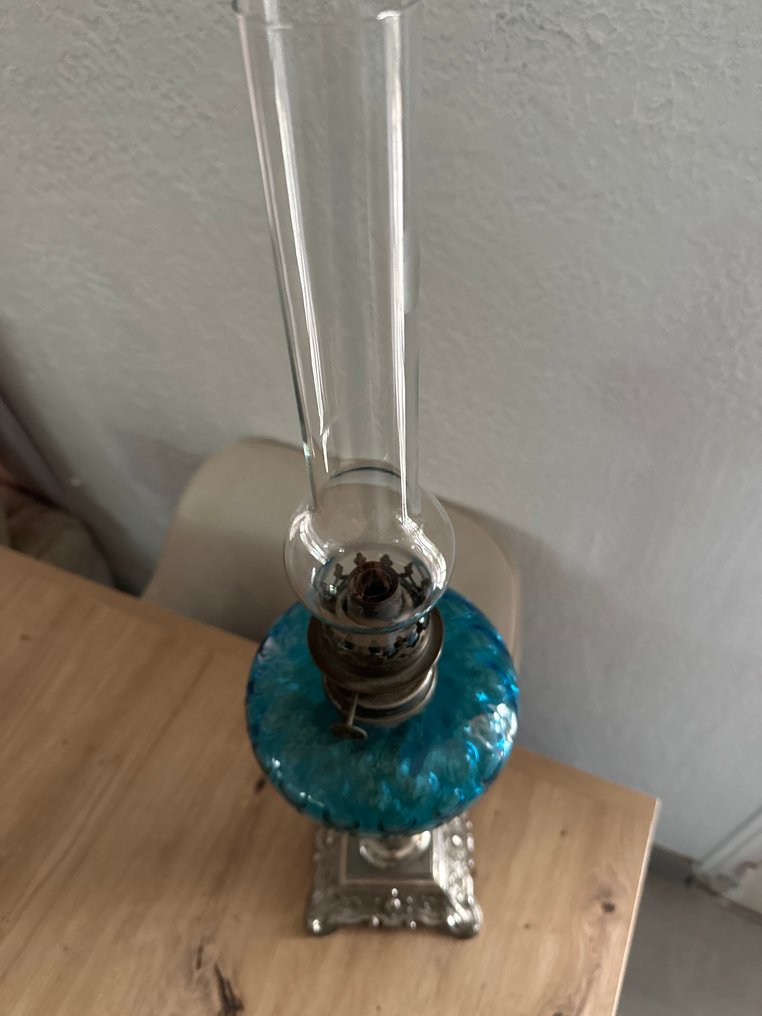 油灯 - 钢 - 玻璃煤油灯 #4.3