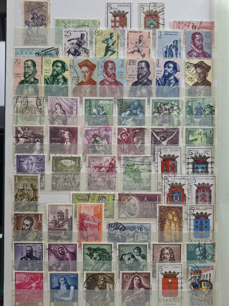 西班牙 1960/2008 - 非常丰富、整洁盖章的收藏，包括邮票簿和特别版。 #3.2