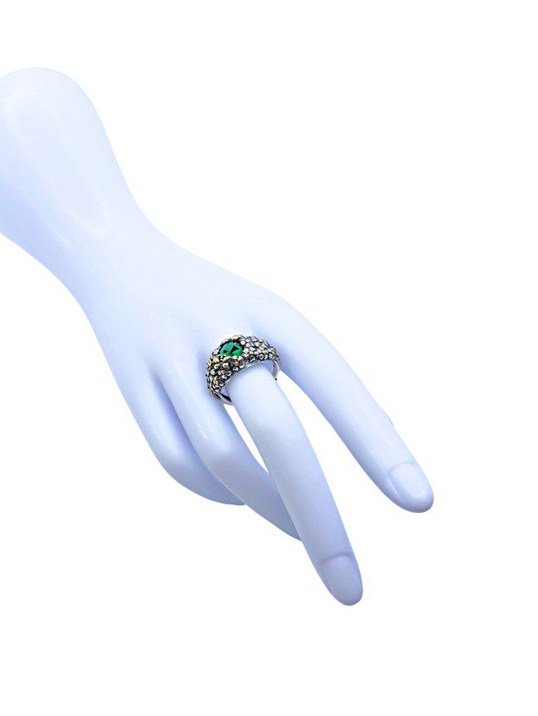 Fără preț de rezervă - Inel Argint Topaz - Art Deco - 4,20 kt. #4.3