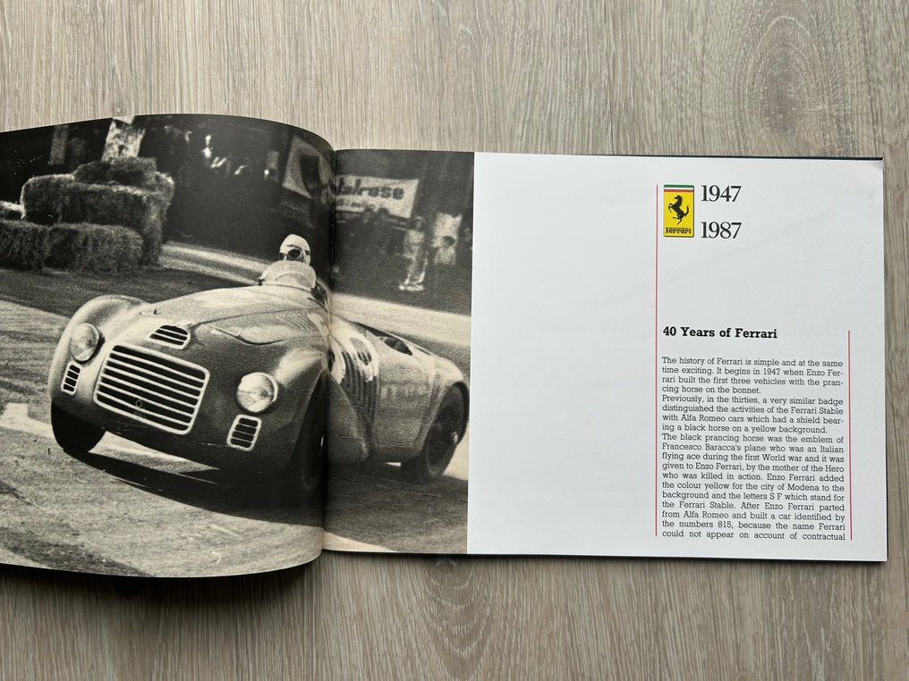 English 1987 Ferrari F40 press pack & range brochure w/ price list incl. F40 UK GB - 小册子 - 1981-1982 #3.2